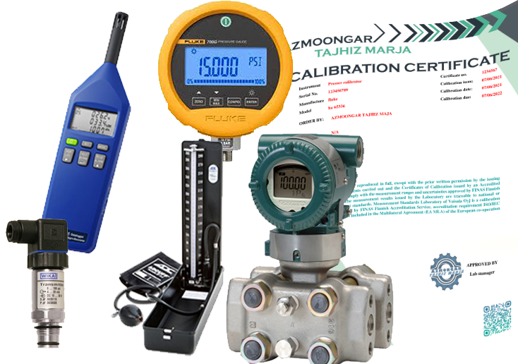 فروش انواع بارومتر فشار سنج گیج فشار ترانسمیتر فشار به همراه برگه کالیبراسیون
