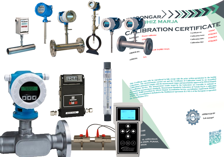 فروش انواع فلومتر مایعات و گازها به همراه گواهی کالیبراسیون